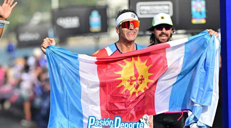 Villagra participó en el Ironman de Marbella