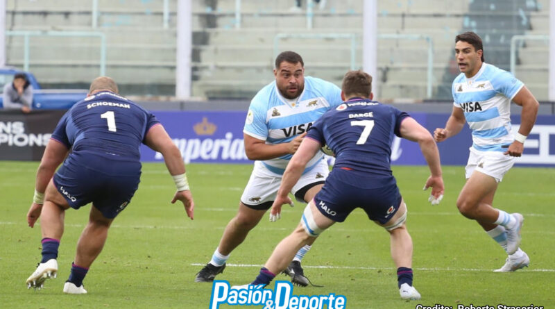 Sopa Delgado fue titular en la caída de Los Pumas ante Escocia