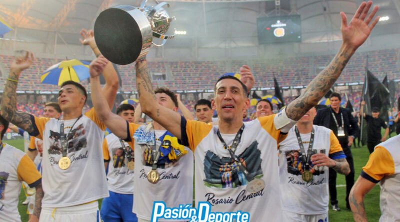 Rosario Central festejó otro título en Santiago con Di María como figura
